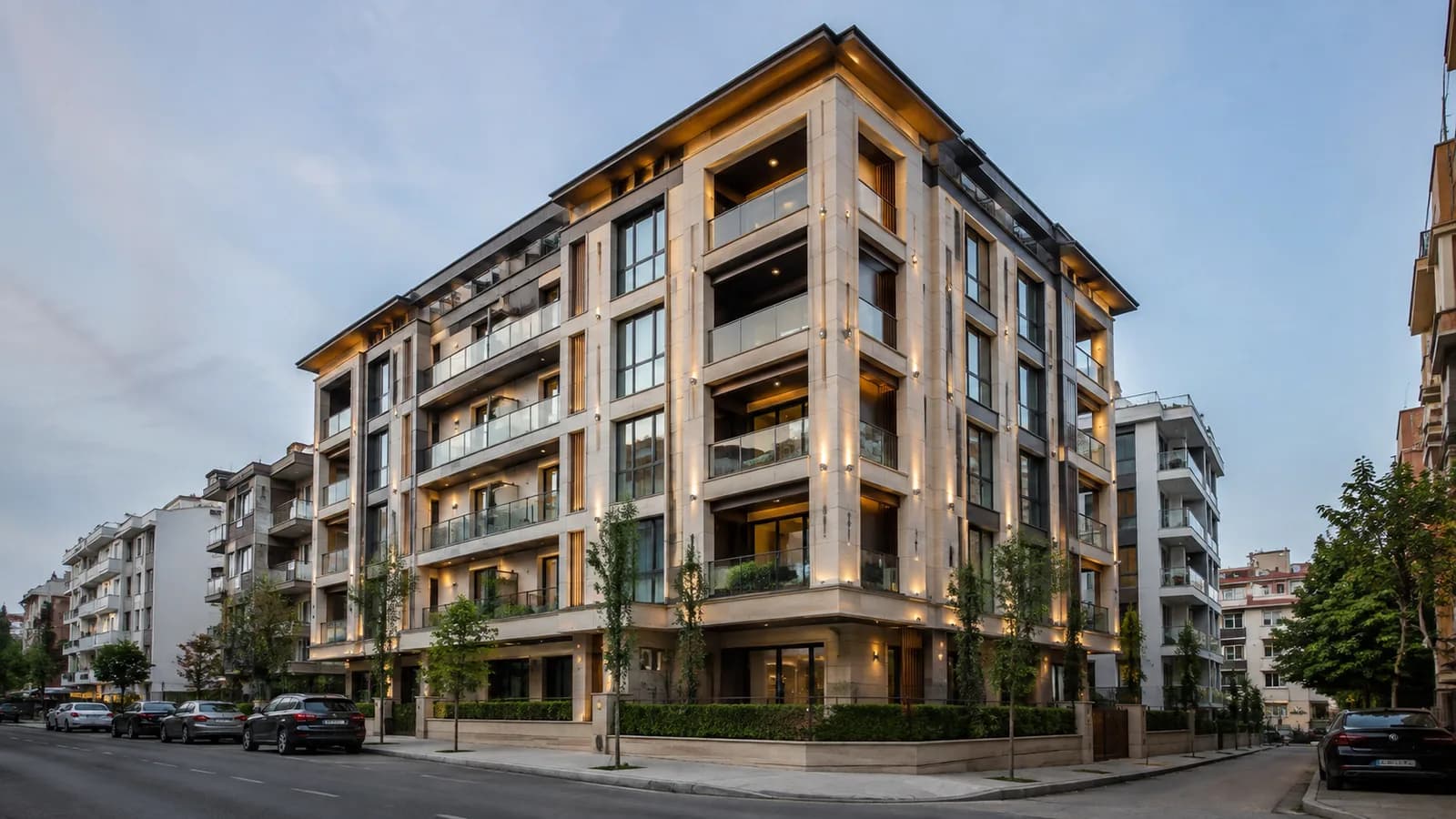 Eren Yapı İnşaat'ın yürüttüğü kentsel dönüşüm projesinden modern apartman görünümü